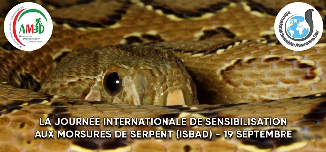 La Journée internationale de sensibilisation aux morsures de serpent (ISBAD) – 19 Septembre